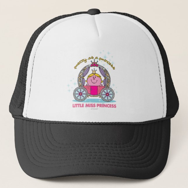 Little Miss Princess | Sparkling Carriage Trucker Hat (Front)