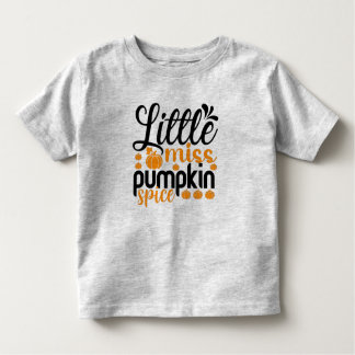 Little miss pumpkin spice  toddler T-Shirt