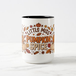 Little Miss Pumpkin Spice Two-Tone Coffee Mug
