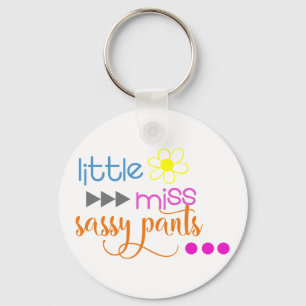 Little Miss Sassy Pants Key Ring