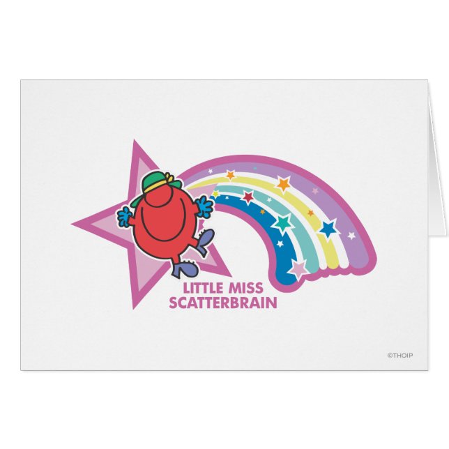 Little Miss Scatterbrain | Rainbow & Stars (Front Horizontal)