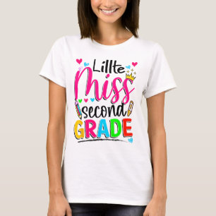 Little Miss Second Grade Back To School Second Gra T-Shirt