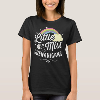 Little miss shenanigans for girls and women St Pat T-Shirt