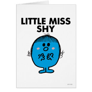 Little Miss Shy Black Lettering