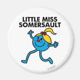 Little Miss Somersault Walking Tall Magnet
