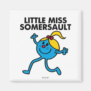 Little Miss Somersault Walking Tall Magnet