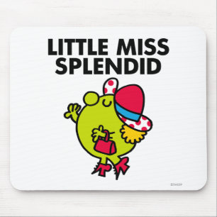 Little Miss Splendid   Black Lettering Mouse Pad