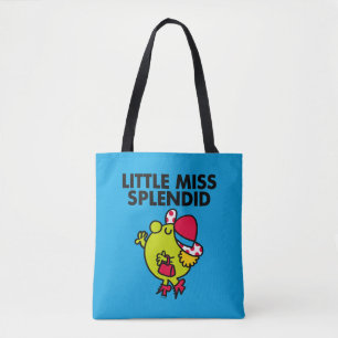 Little Miss Splendid Black Lettering Tote Bag
