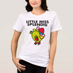 Little Miss Splendid Black Lettering Tri-Blend Shirt