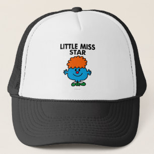 Little Miss Star   Black Lettering Trucker Hat