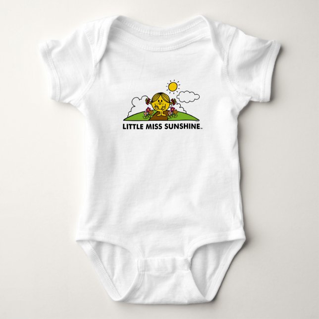 Little Miss Sunshine | Back To Nature Baby Bodysuit (Front)