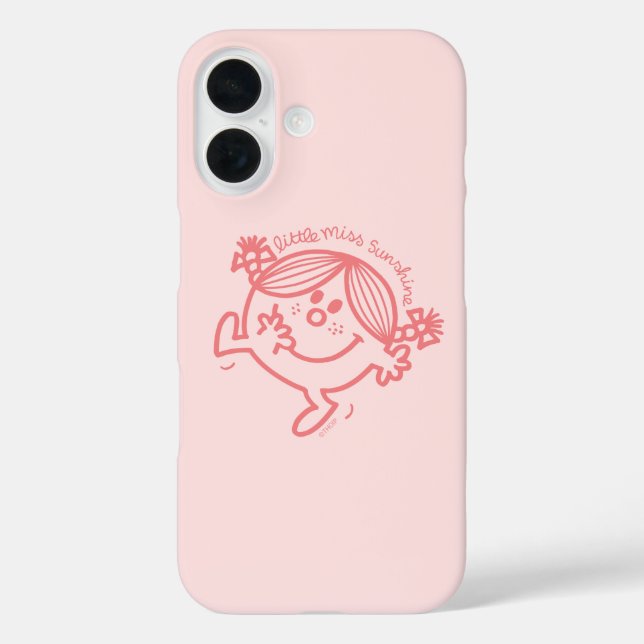 Little Miss Sunshine Coral Case-Mate iPhone Case (Back)