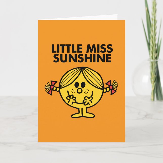 Little Miss Sunshine | Funny & Freckled Card (Front)