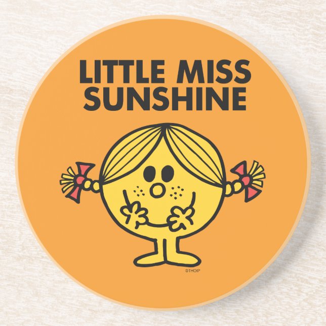 Little Miss Sunshine | Funny & Freckled Coaster (Front)