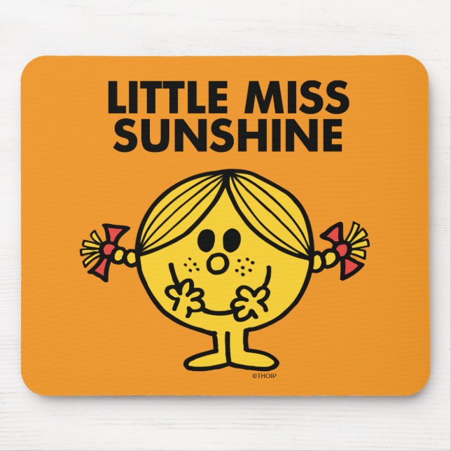 Little Miss Sunshine | Funny & Freckled Mouse Pad (Front)