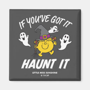 Little Miss Sunshine Haunt It Halloween Magnet