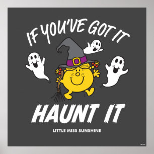 Little Miss Sunshine Haunt It Halloween Poster