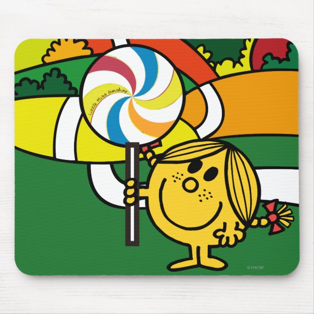 Little Miss Sunshine | Hills & Lollypop Mouse Pad (Front)