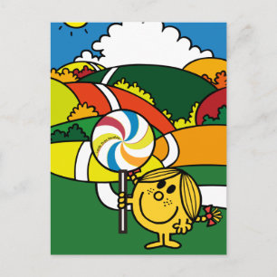 Little Miss Sunshine   Hills & Lollypop Postcard