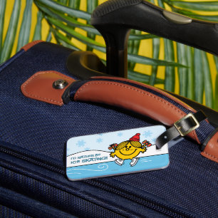 Little Miss Sunshine Ice Skating Luggage Tag