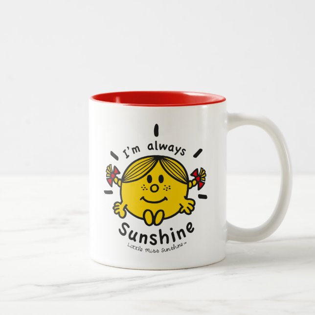 Little Miss Sunshine | I'm Always Sunshine Two-Tone Coffee Mug (Right)