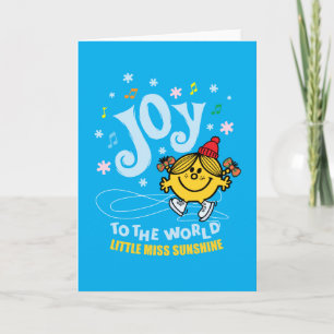 Little Miss Sunshine   Joy To The World Holiday Card