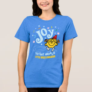 Little Miss Sunshine Joy To The World Tri-Blend Shirt
