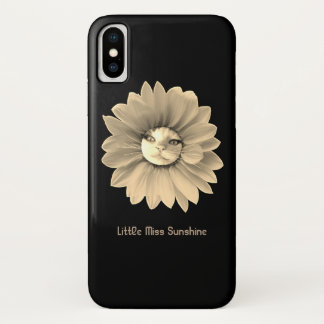 Little Miss Sunshine Smiling Cat iPhone X Case