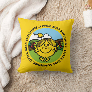 Little Miss Sunshine   Sunshine Circle Cushion