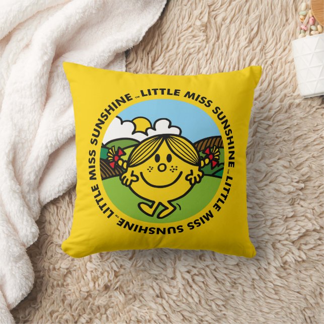 Little Miss Sunshine | Sunshine Circle Cushion (Blanket)