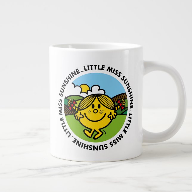 Little Miss Sunshine | Sunshine Circle Large Coffee Mug (Right)