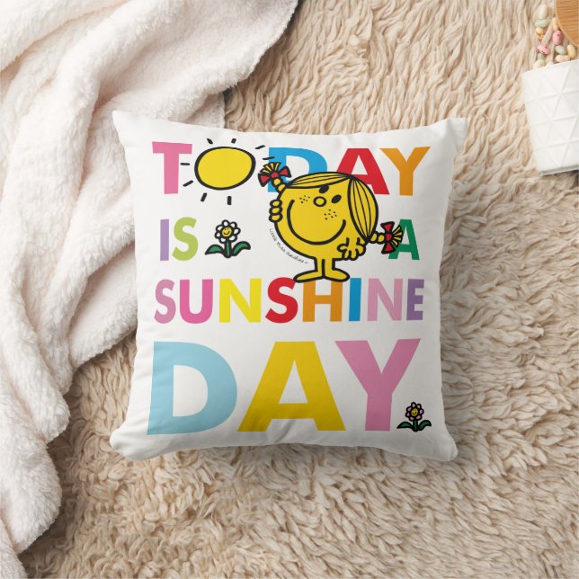 Little Miss Sunshine | Today is a Sunshine Day Cushion (Blanket)