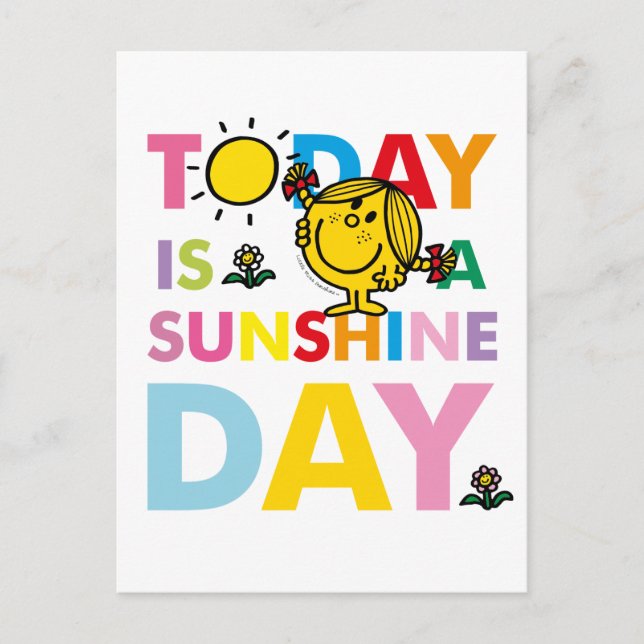 Little Miss Sunshine | Today is a Sunshine Day Postcard (Front)