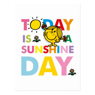 Little Miss Sunshine | Today is a Sunshine Day Postcard