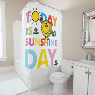 Little Miss Sunshine   Today is a Sunshine Day Shower Curtain