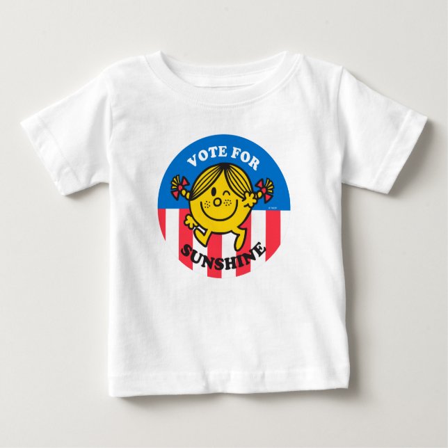 Little Miss Sunshine "Vote for Sunshine" Baby T-Shirt (Front)