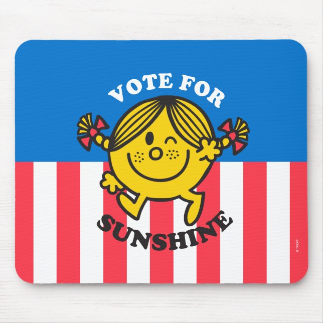 Little Miss Sunshine "Vote for Sunshine" Mouse Pad (Front)