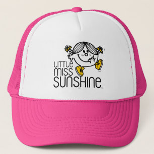 Little Miss Sunshine Walking On Name Graphic Trucker Hat