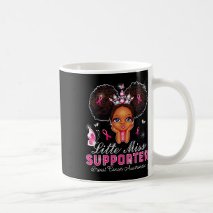 Little Miss Supporter Breast Cancer Awareness For Coffee Mug