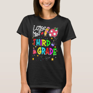 Little Miss Third Grade Cute Back To School 3rd Gr T-Shirt