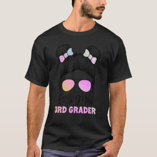 Little Miss Third Grader Girl Back To School 3rd T-Shirt