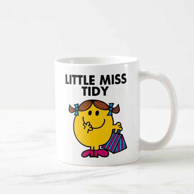 Little Miss Tidy | Black Lettering Coffee Mug (Right)