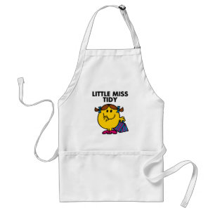 Little Miss Tidy   Black Lettering Standard Apron