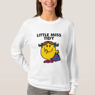 Little Miss Tidy Black Lettering T-Shirt