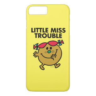 Little Miss Trouble Black Lettering iPhone 8 Plus/7 Plus Case