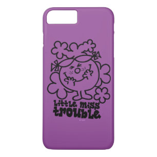 Little Miss Trouble   Black & White iPhone 8 Plus/7 Plus Case