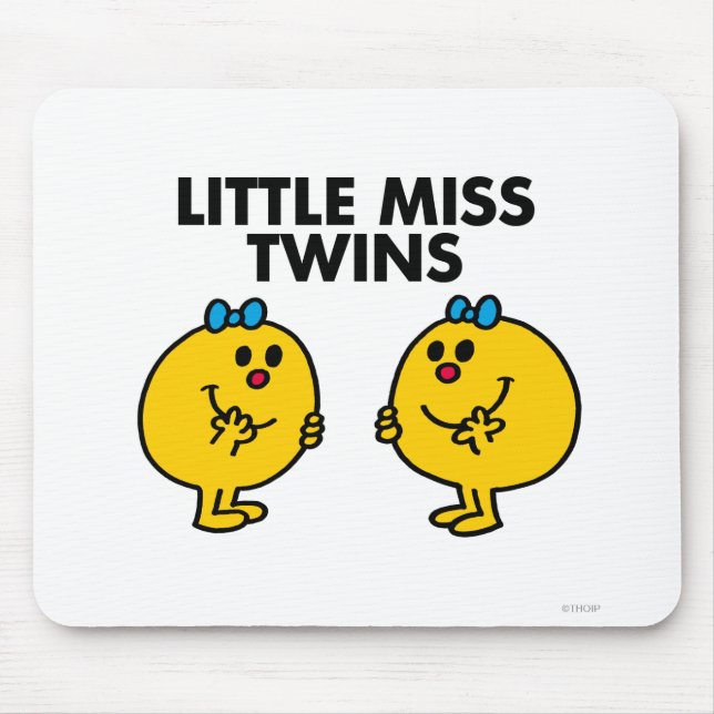 Little Miss Twins | Two Much Fun Mouse Pad (Front)