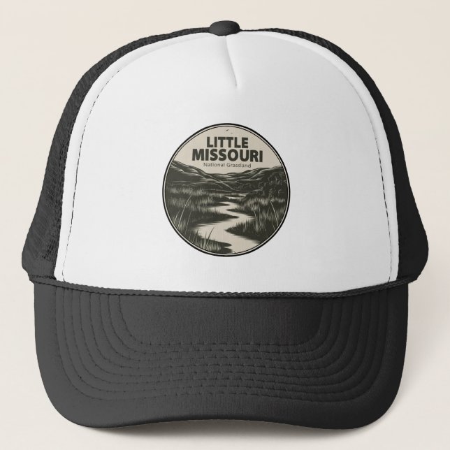 Little Missouri National Grassland Stream Trucker Hat (Front)