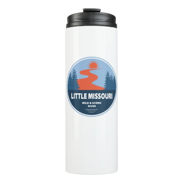 Little Missouri Wild And Scenic River Arkansas Thermal Tumbler (Front)
