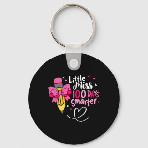 Little Mister 100 Days Smarter 100th Day Of School Key Ring